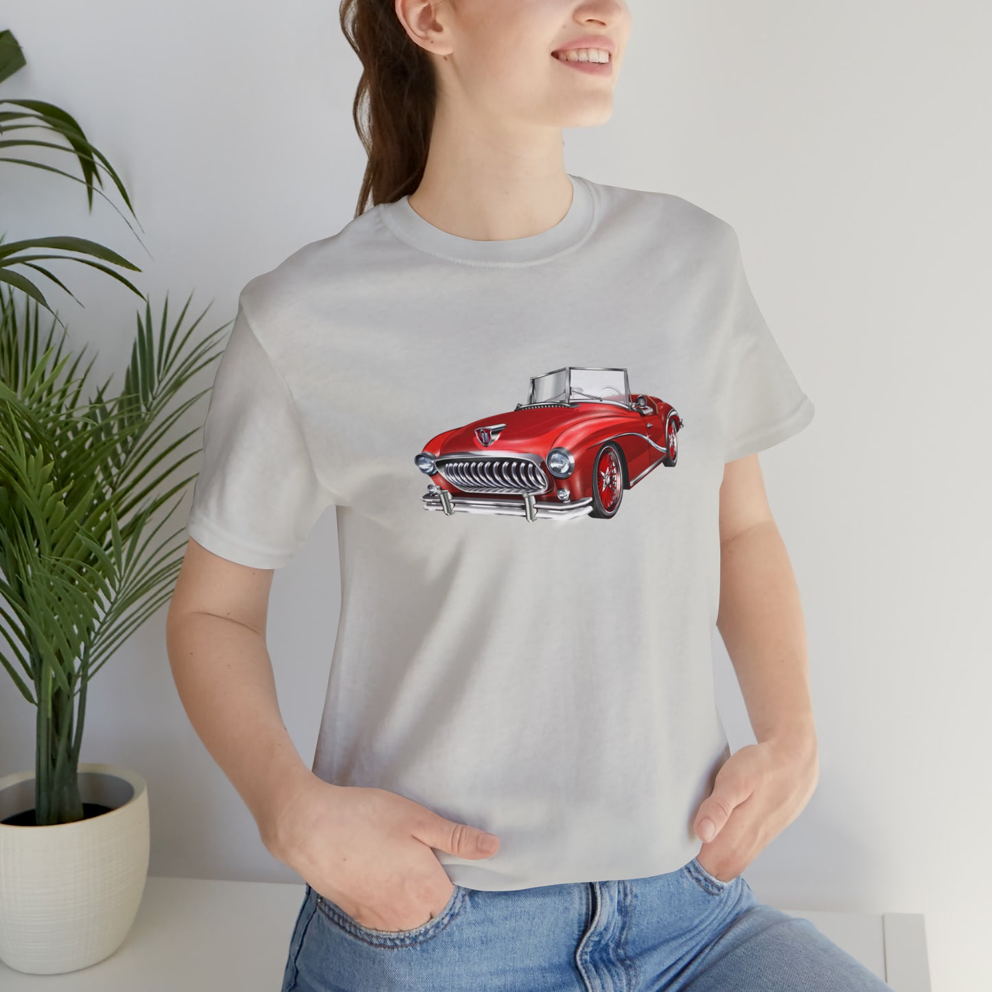 Vintage Car - Unisex Jersey Short Sleeve Tee