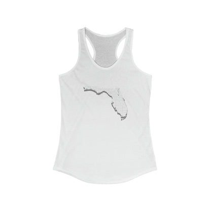 Map - Women's Ideal Racerback Tank