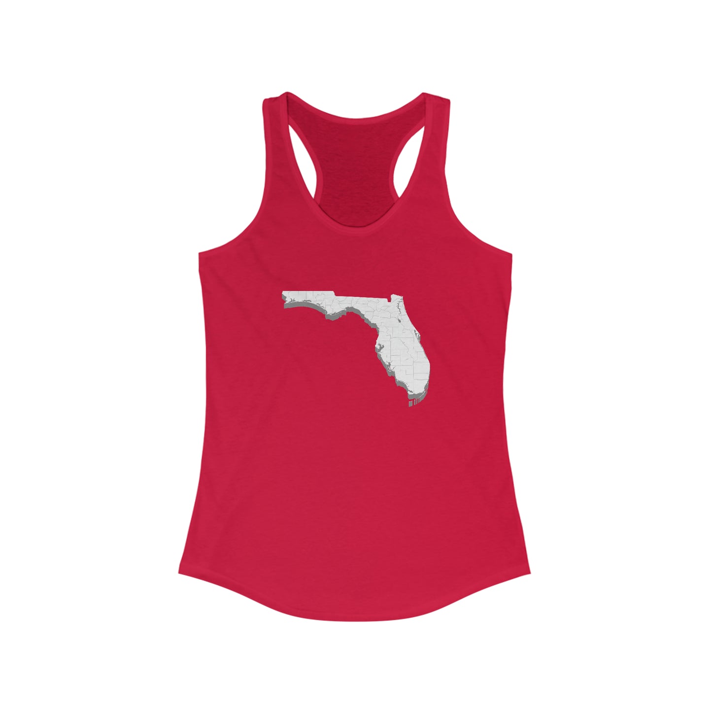 Map - Women's Ideal Racerback Tank