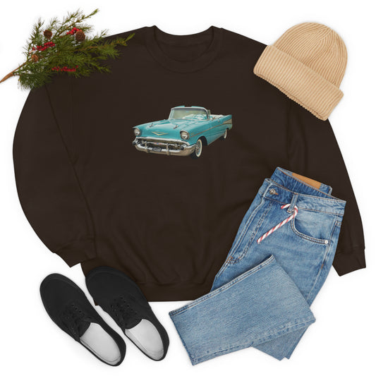 Vintage Car - Unisex Heavy Blend™ Crewneck Sweatshirt