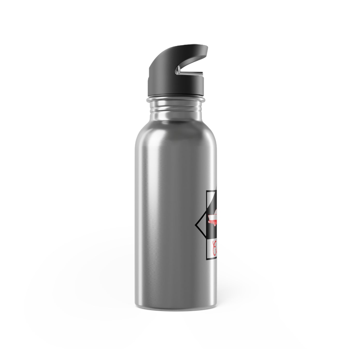 Stainless Steel Water Bottle With Straw, 20oz