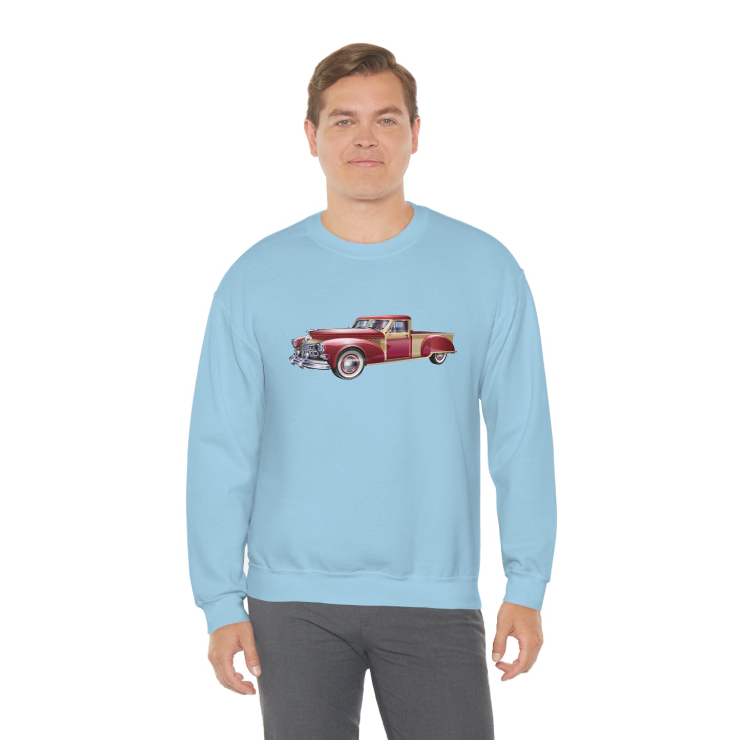 Vintage Car - Unisex Heavy Blend™ Crewneck Sweatshirt