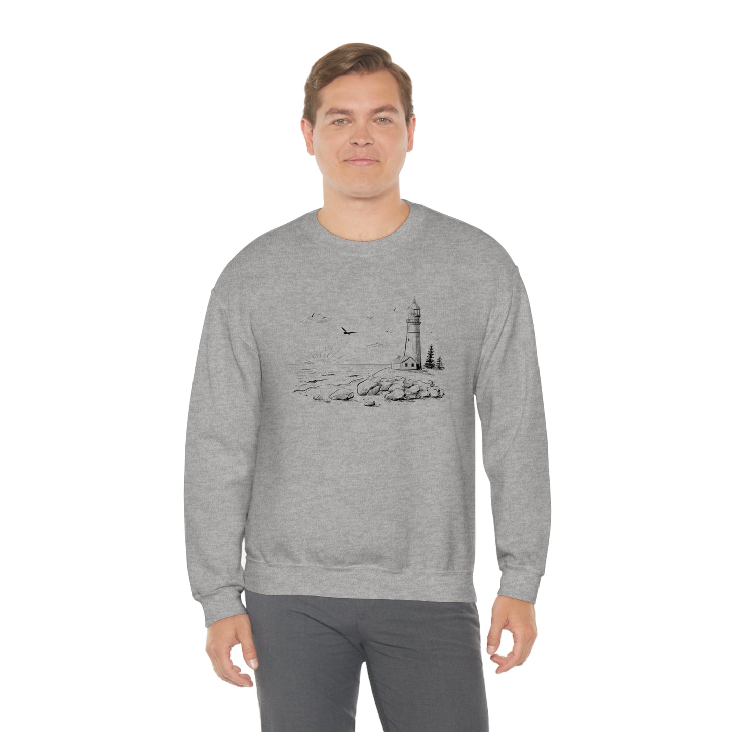 Lighthouse - Unisex Heavy Blend™ Crewneck Sweatshirt