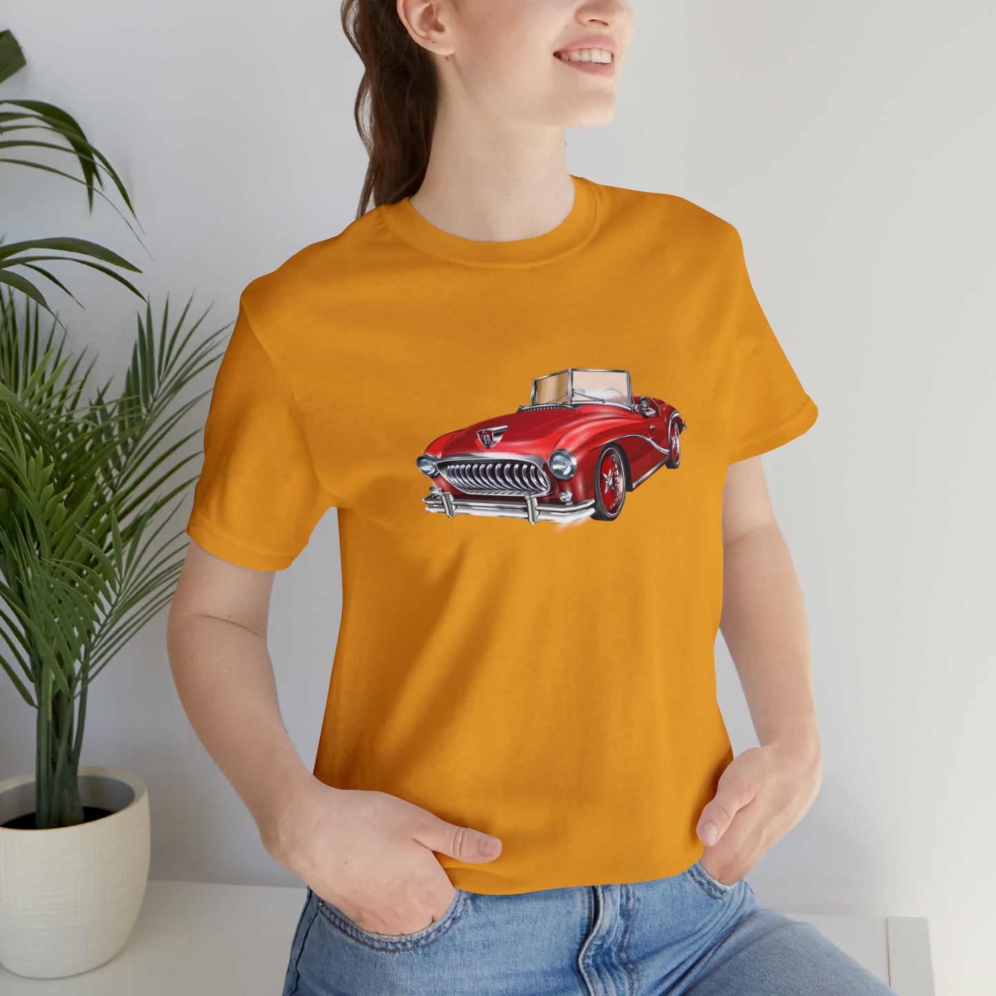 Vintage Car - Unisex Jersey Short Sleeve Tee