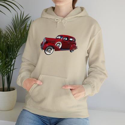 Vintage Car - Unisex Heavy Blend™ Hooded Sweatshirt