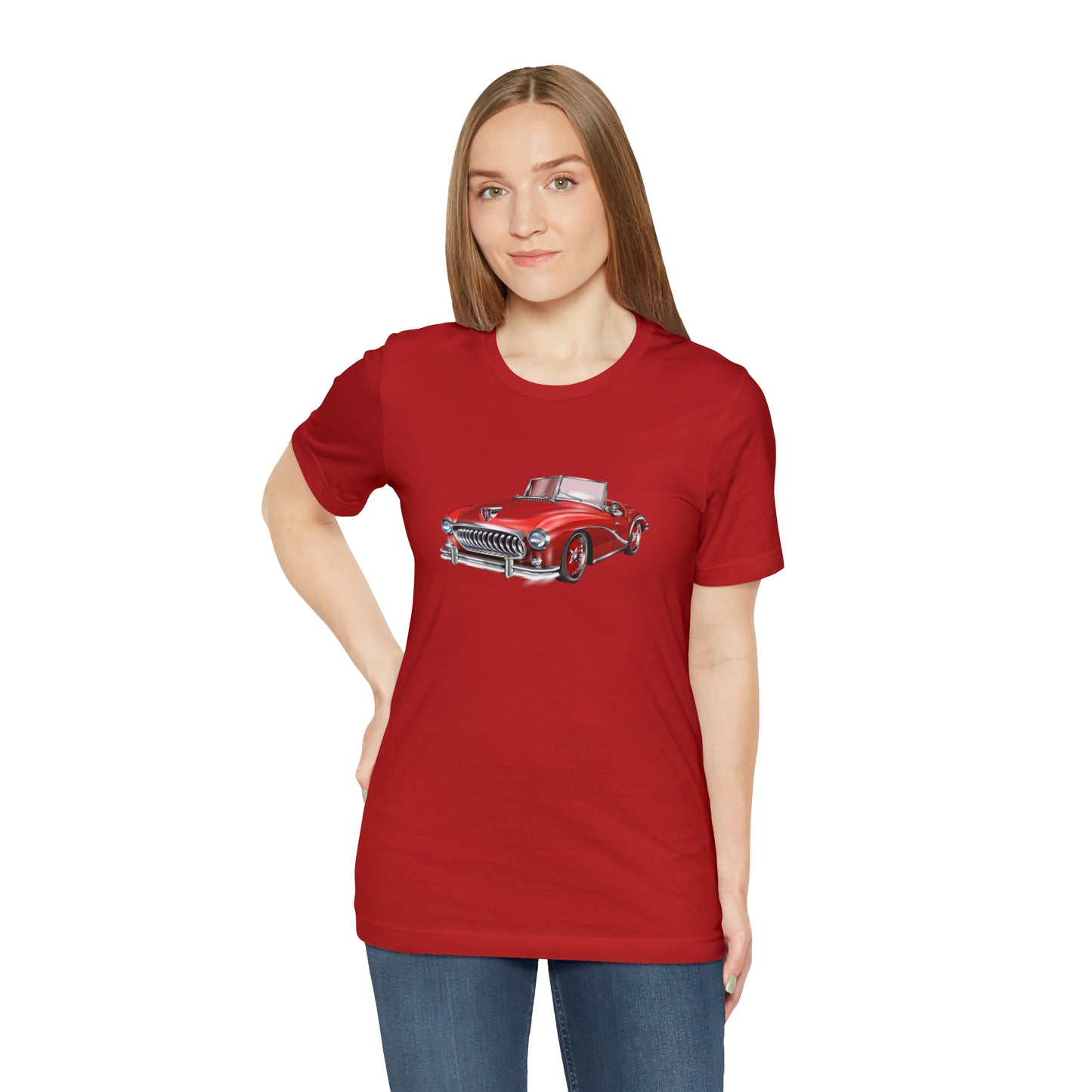 Vintage Car - Unisex Jersey Short Sleeve Tee