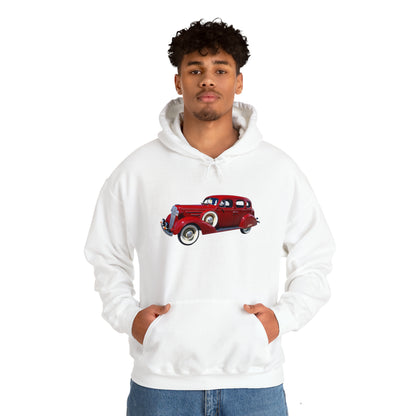 Vintage Car - Unisex Heavy Blend™ Hooded Sweatshirt