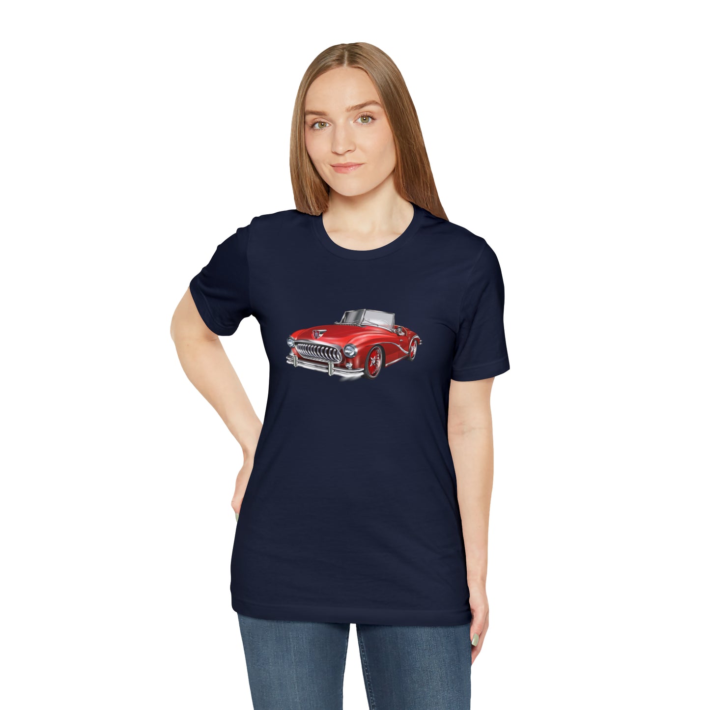 Vintage Car - Unisex Jersey Short Sleeve Tee