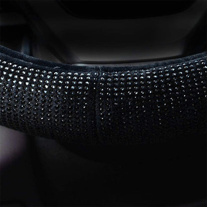 Diamond Steering Wheel Cover Rhinestones Crystals Car Handcraft Steering Wheel Covers