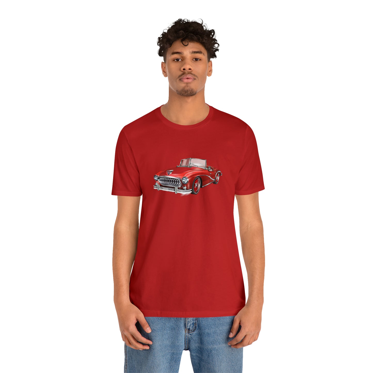 Vintage Car - Unisex Jersey Short Sleeve Tee