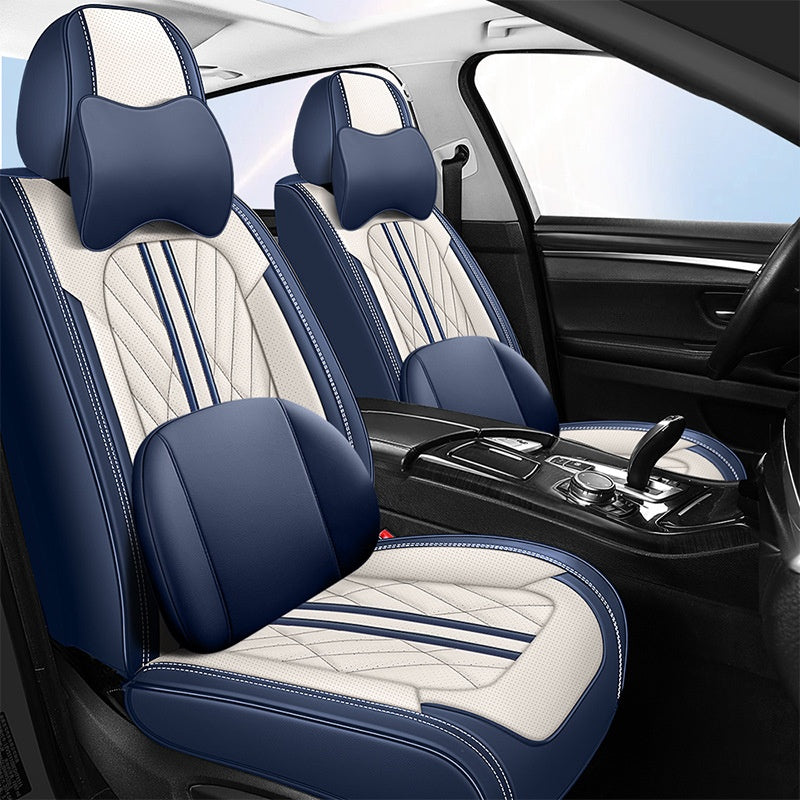 Five-seat Car Seat Cushion Leather All-inclusive
