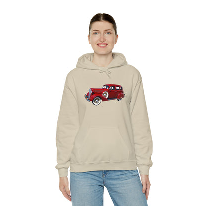 Vintage Car - Unisex Heavy Blend™ Hooded Sweatshirt