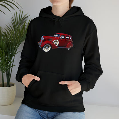 Vintage Car - Unisex Heavy Blend™ Hooded Sweatshirt