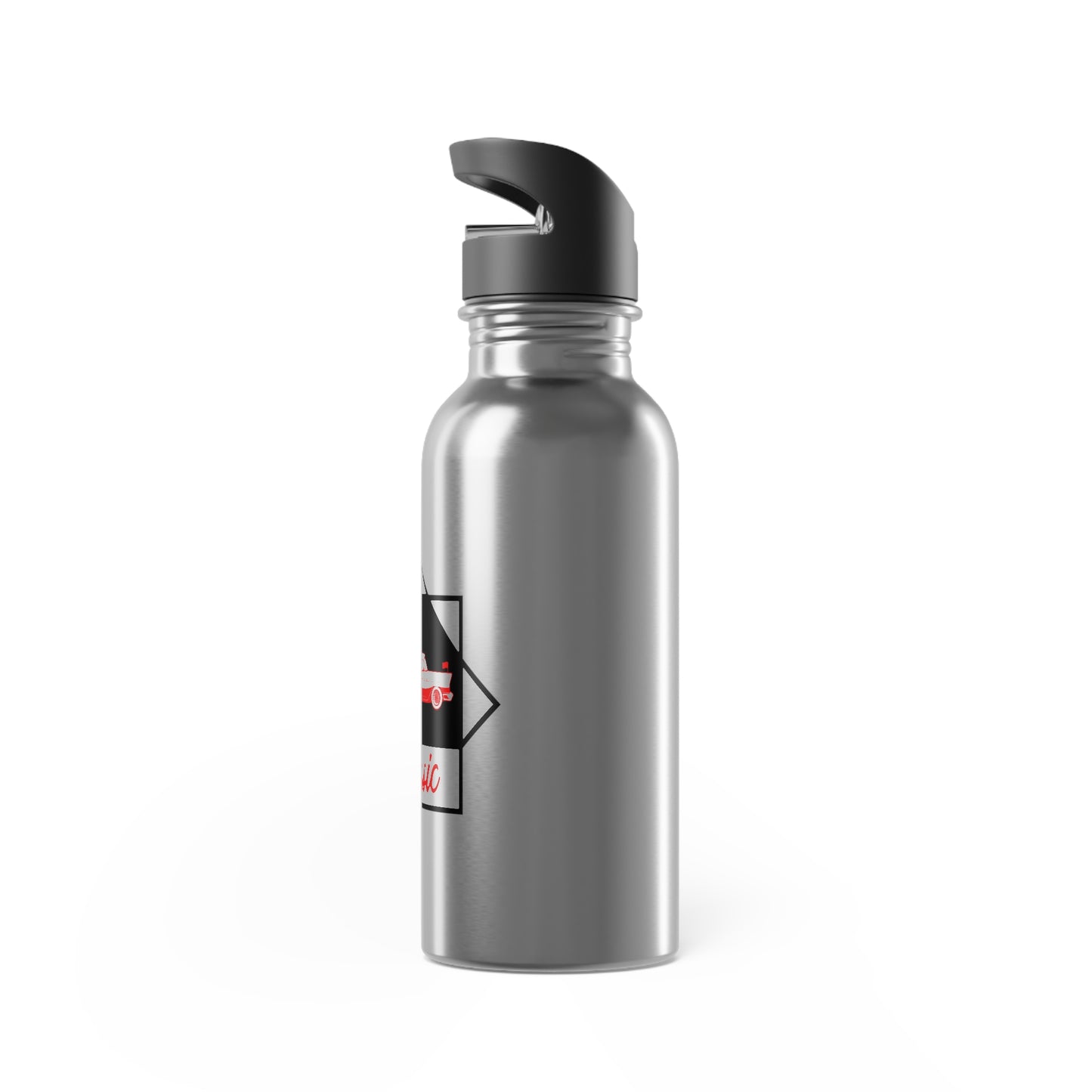 Stainless Steel Water Bottle With Straw, 20oz