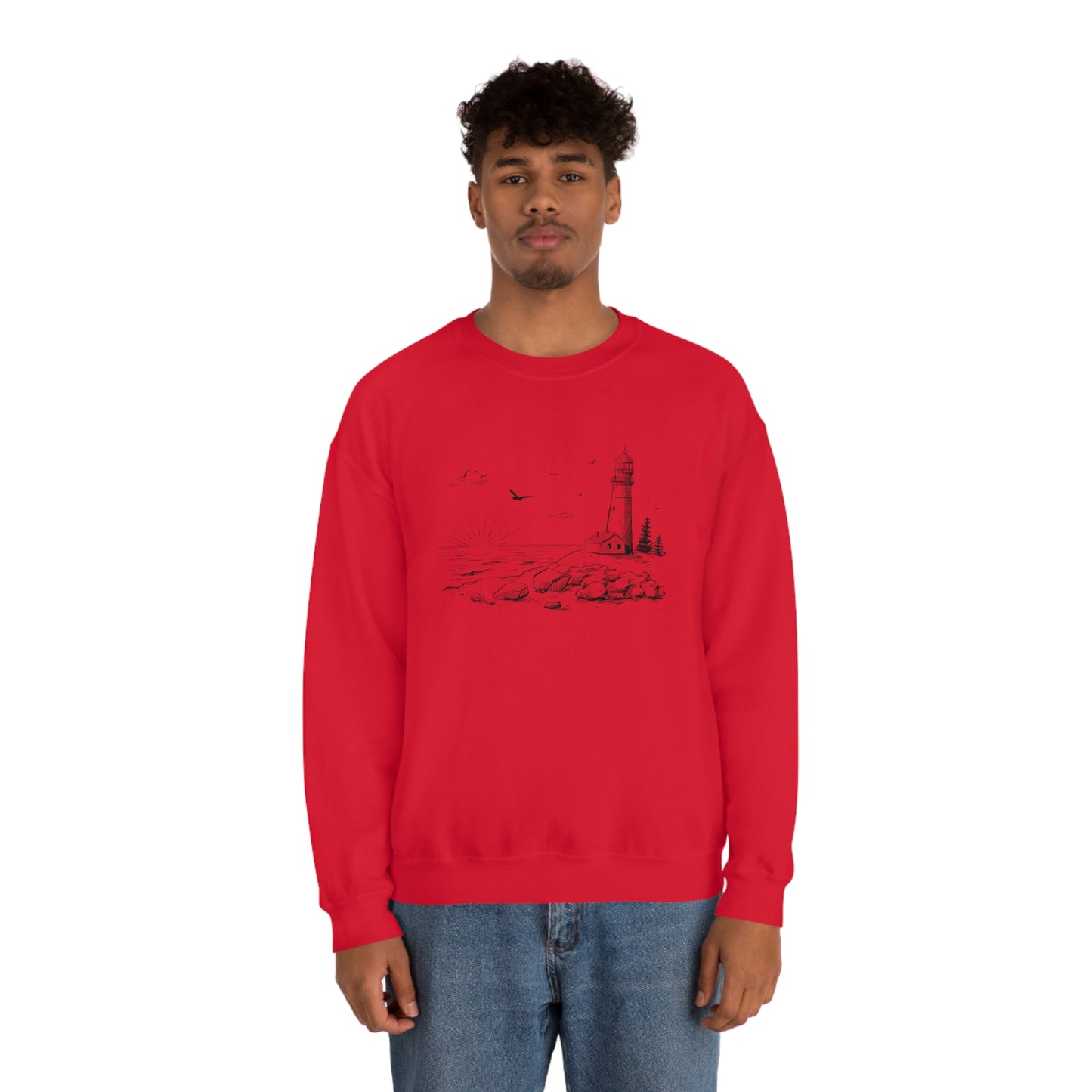 Lighthouse - Unisex Heavy Blend™ Crewneck Sweatshirt