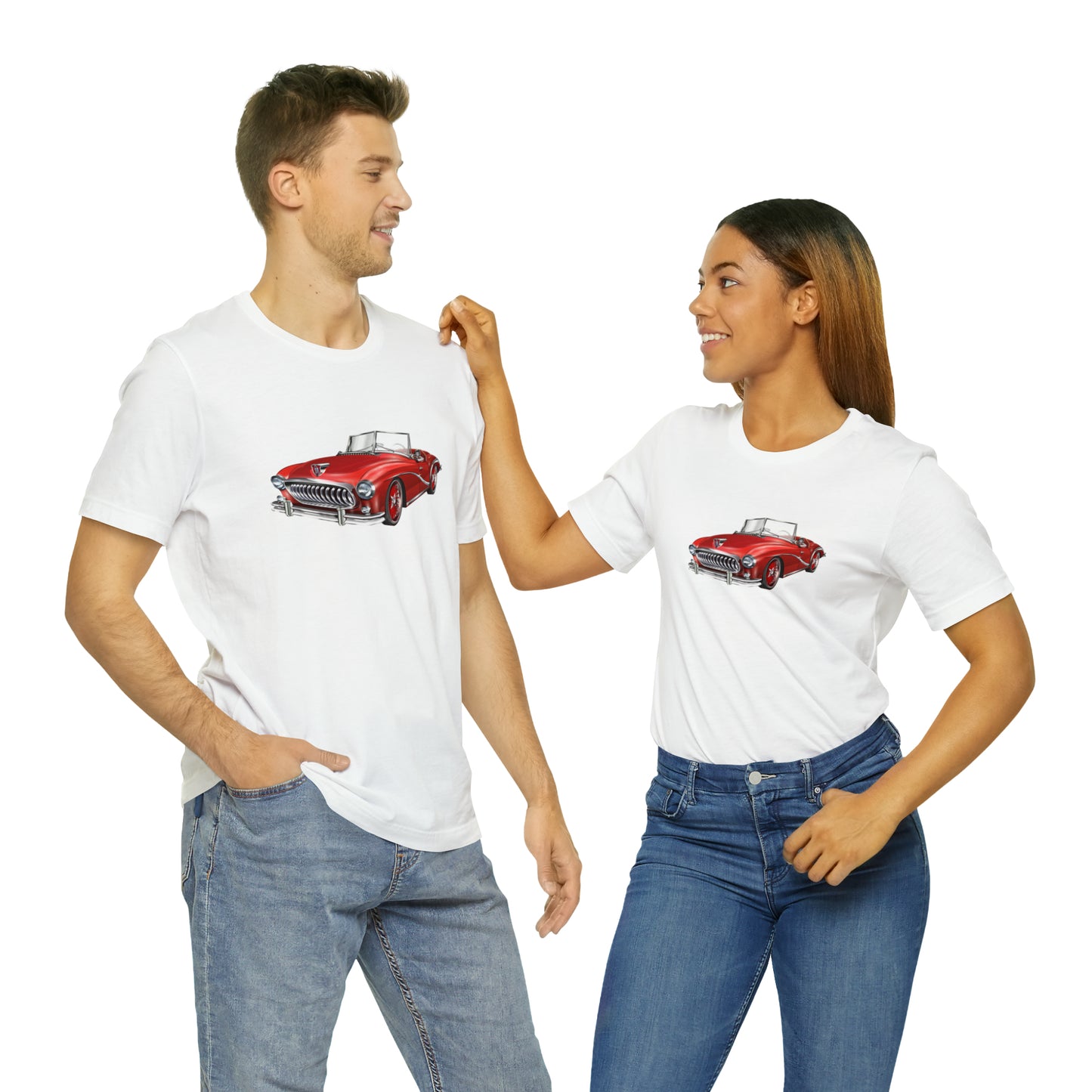 Vintage Car - Unisex Jersey Short Sleeve Tee