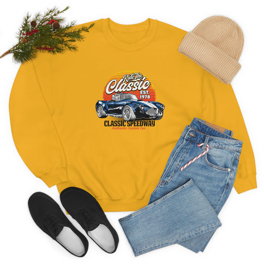 Classic Vintage Car - Unisex Heavy Blend™ Crewneck Sweatshirt