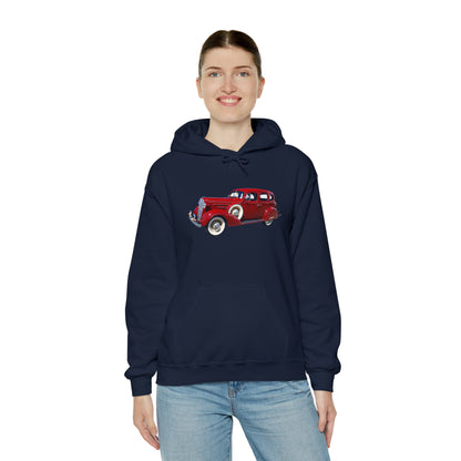 Vintage Car - Unisex Heavy Blend™ Hooded Sweatshirt