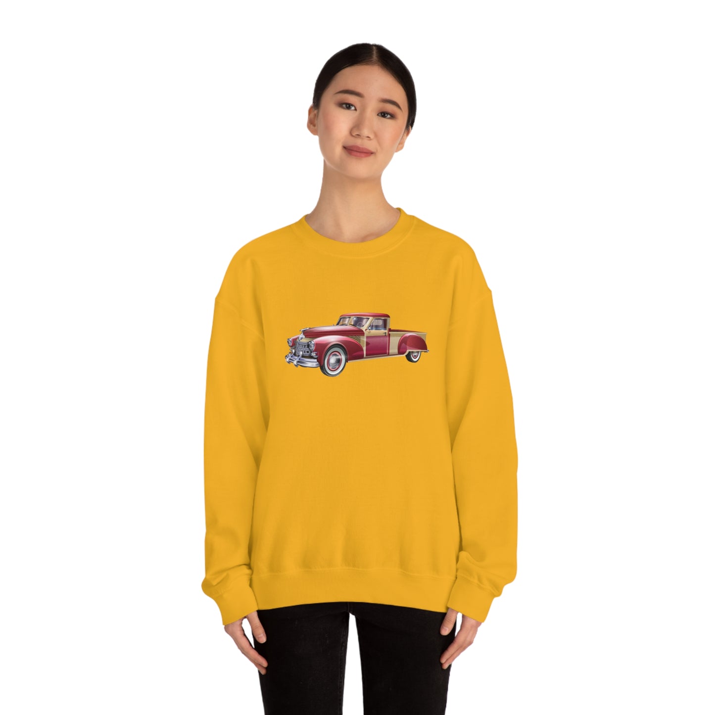 Vintage Car - Unisex Heavy Blend™ Crewneck Sweatshirt