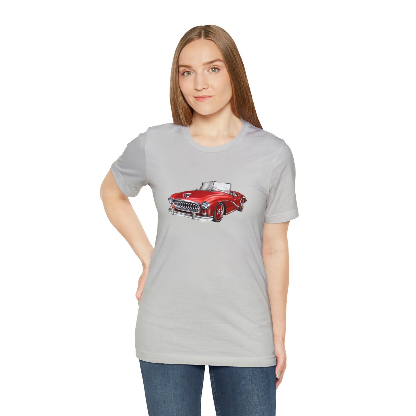 Vintage Car - Unisex Jersey Short Sleeve Tee