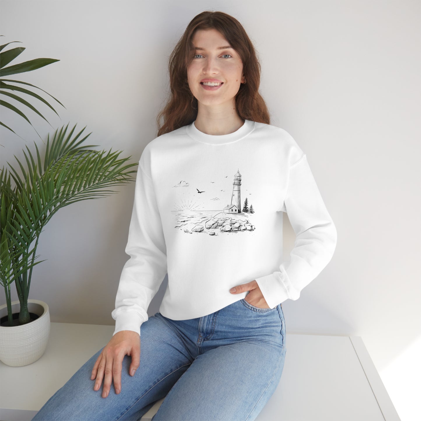 Lighthouse - Unisex Heavy Blend™ Crewneck Sweatshirt