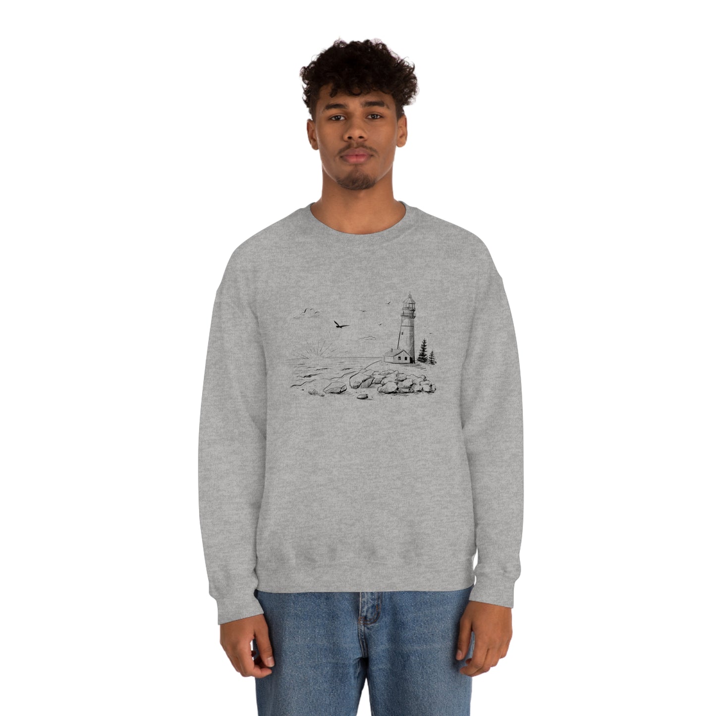 Lighthouse - Unisex Heavy Blend™ Crewneck Sweatshirt