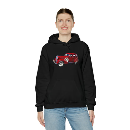 Vintage Car - Unisex Heavy Blend™ Hooded Sweatshirt