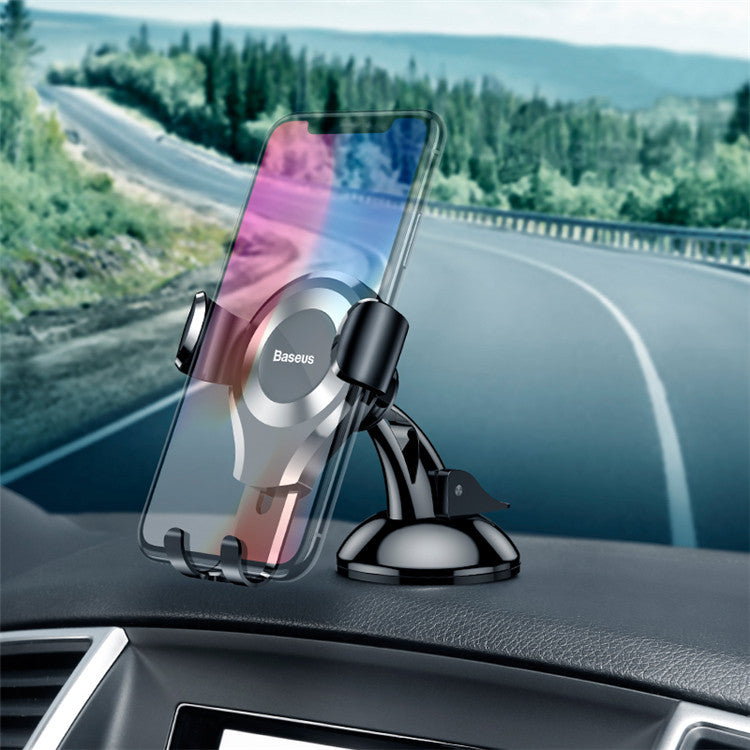 Suction cup type gravity car holder