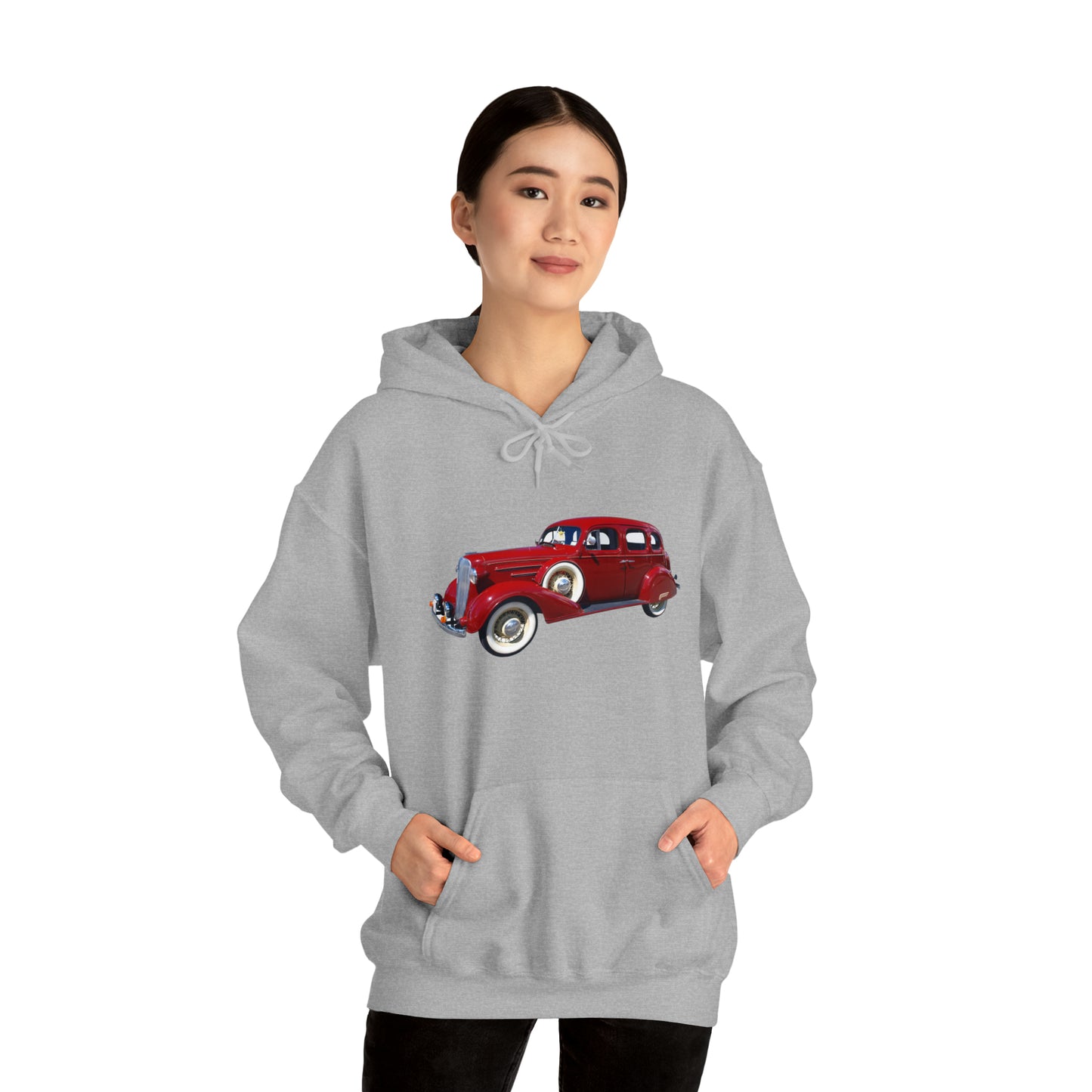 Vintage Car - Unisex Heavy Blend™ Hooded Sweatshirt