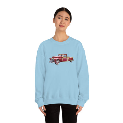 Vintage Car - Unisex Heavy Blend™ Crewneck Sweatshirt