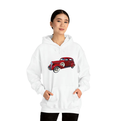 Vintage Car - Unisex Heavy Blend™ Hooded Sweatshirt