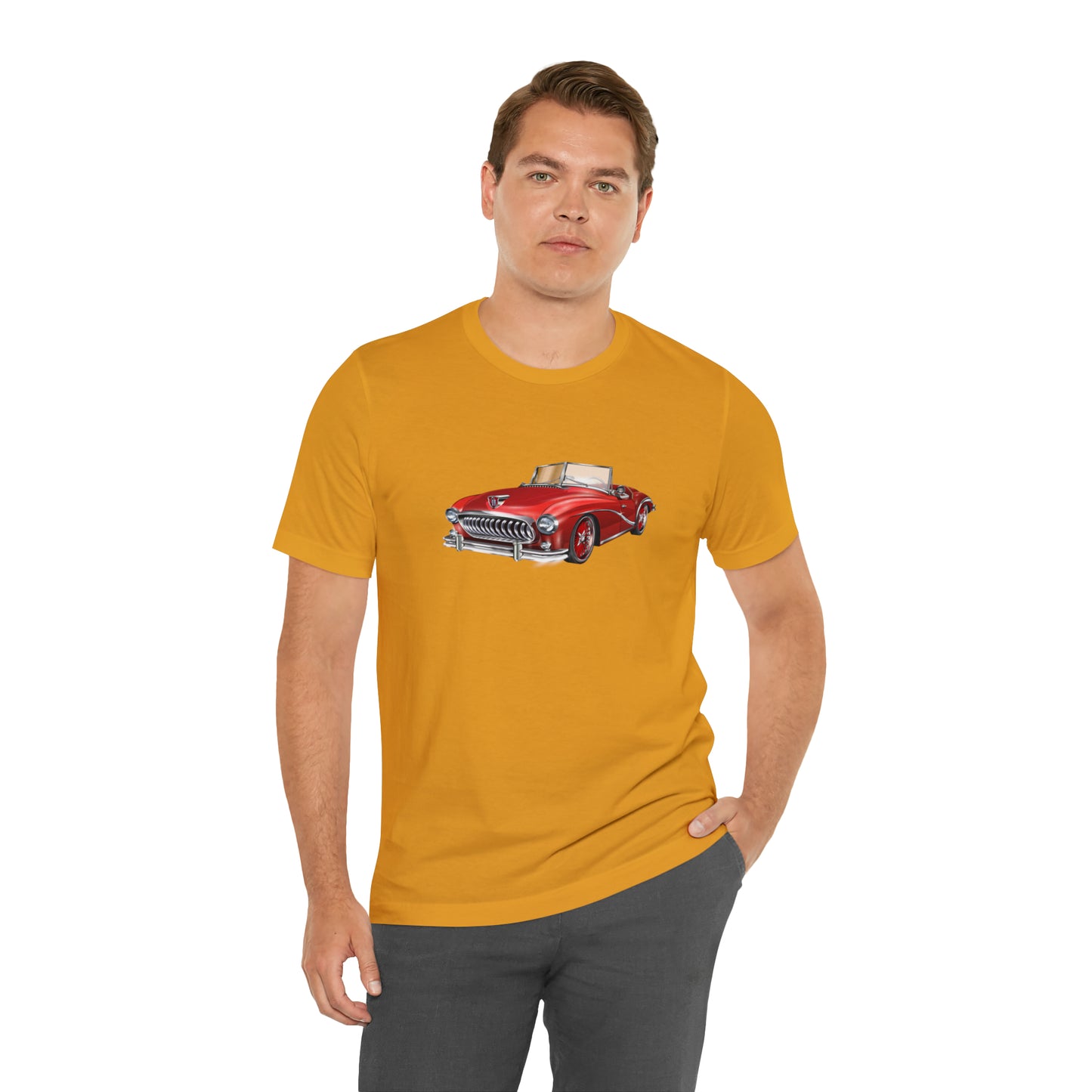 Vintage Car - Unisex Jersey Short Sleeve Tee