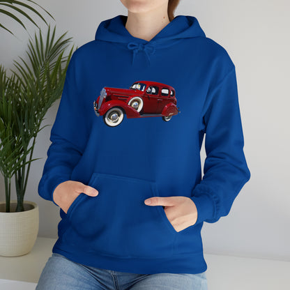 Vintage Car - Unisex Heavy Blend™ Hooded Sweatshirt