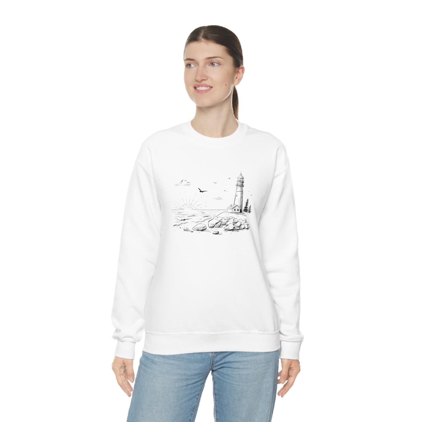 Lighthouse - Unisex Heavy Blend™ Crewneck Sweatshirt