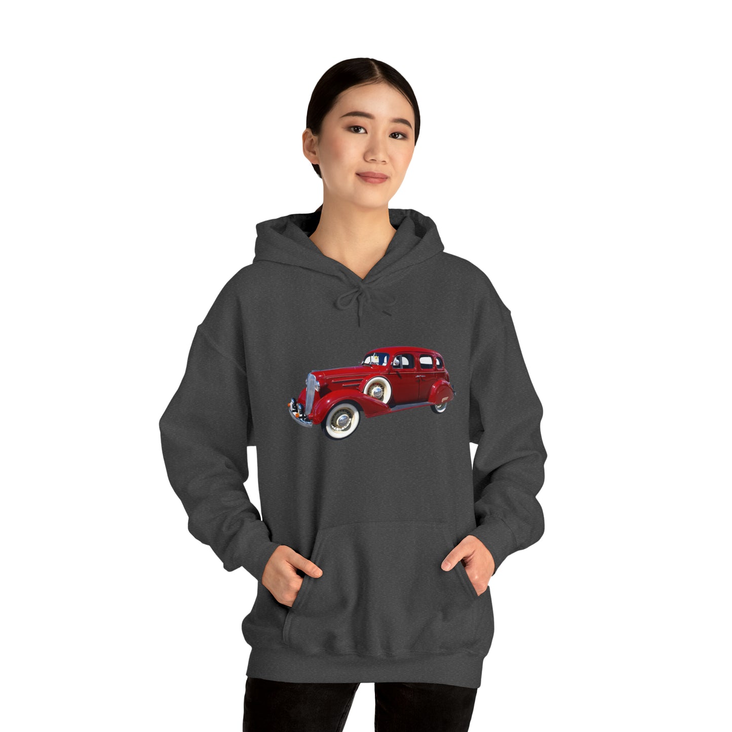 Vintage Car - Unisex Heavy Blend™ Hooded Sweatshirt