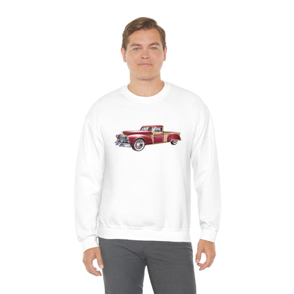 Vintage Car - Unisex Heavy Blend™ Crewneck Sweatshirt