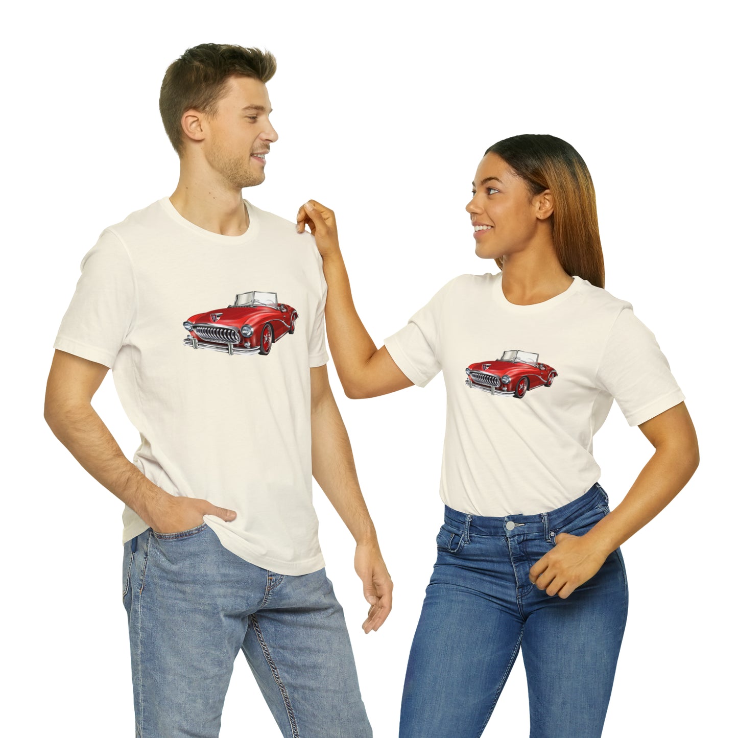 Vintage Car - Unisex Jersey Short Sleeve Tee