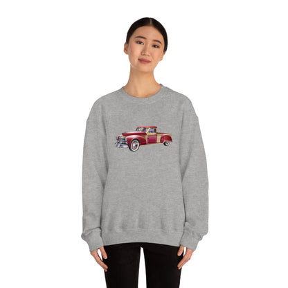 Vintage Car - Unisex Heavy Blend™ Crewneck Sweatshirt