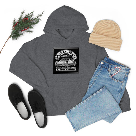 Vintage Car - Unisex Heavy Blend™ Hooded Sweatshirt