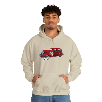 Vintage Car - Unisex Heavy Blend™ Hooded Sweatshirt