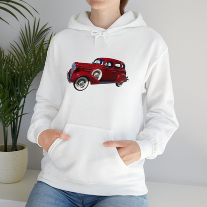 Vintage Car - Unisex Heavy Blend™ Hooded Sweatshirt