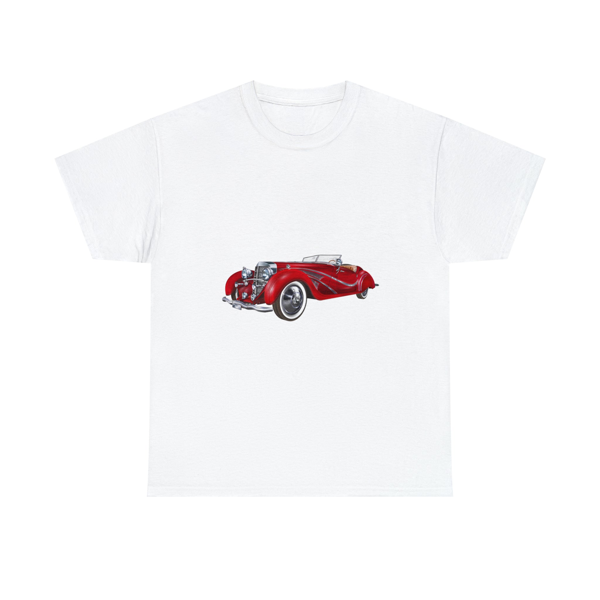Retro Red Classic Car T-Shirt