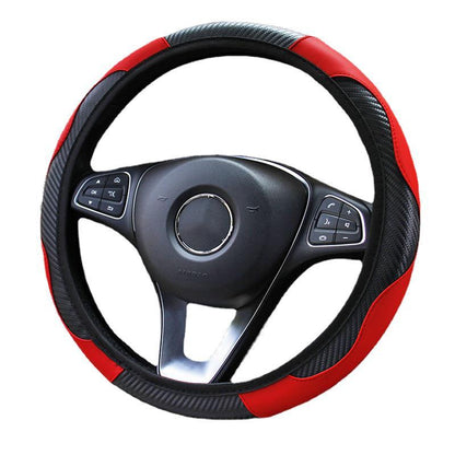 Car Steering Wheel Cover Carbon Fiber Sports Model Without Inner Ring