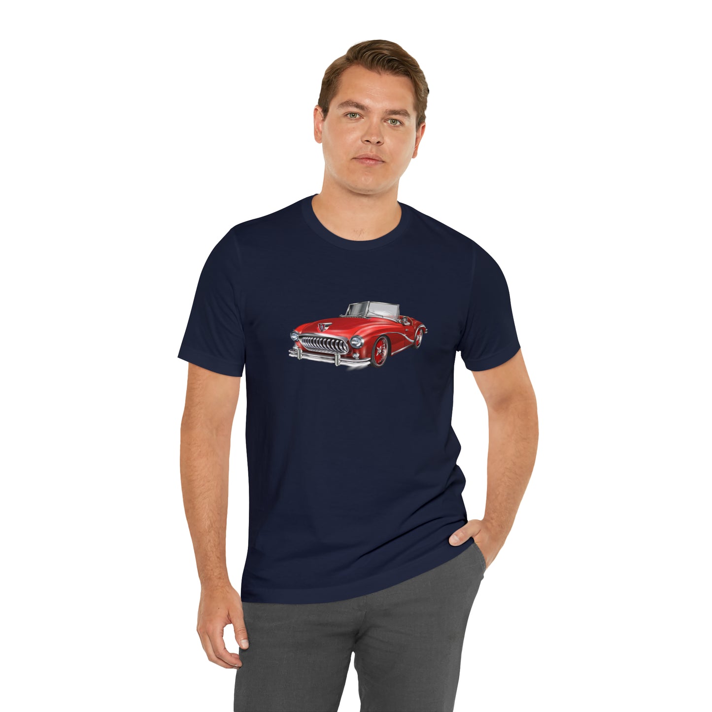 Vintage Car - Unisex Jersey Short Sleeve Tee