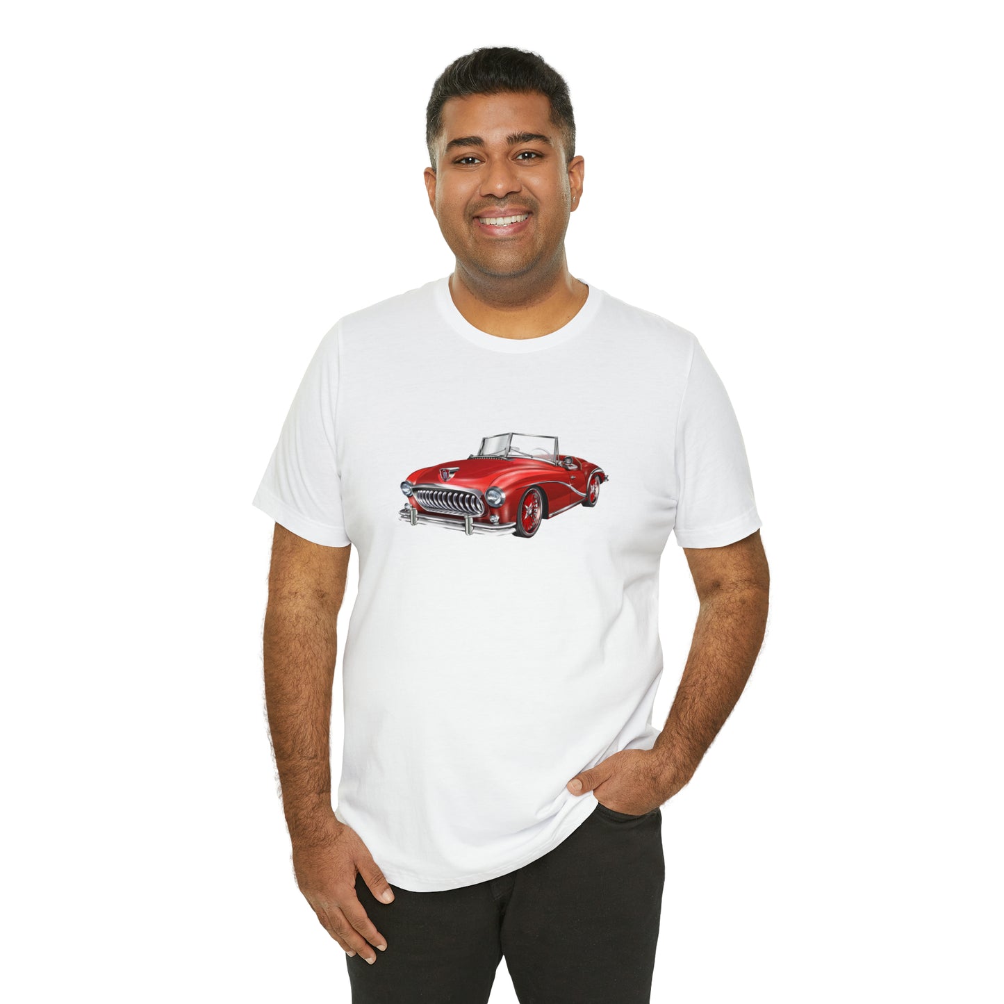 Vintage Car - Unisex Jersey Short Sleeve Tee