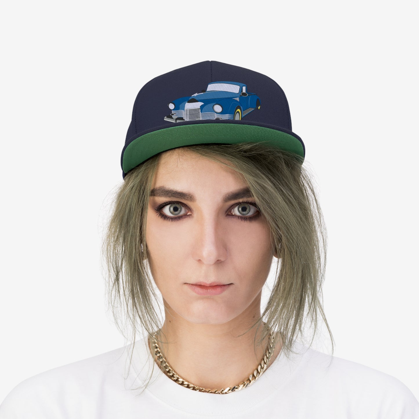 Classic Car - Unisex Flat Bill Hat