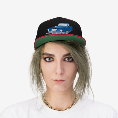 Classic Car - Unisex Flat Bill Hat