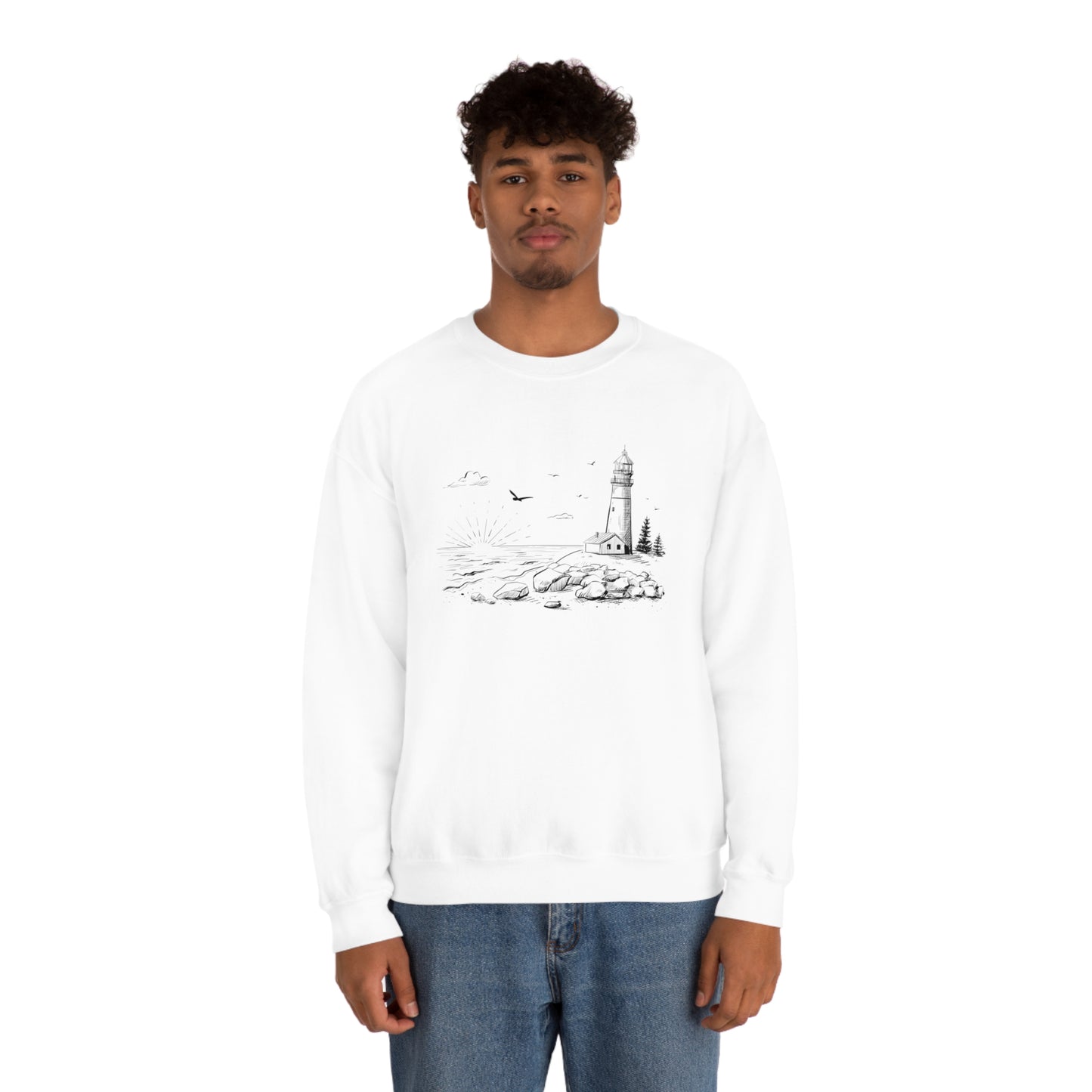 Lighthouse - Unisex Heavy Blend™ Crewneck Sweatshirt