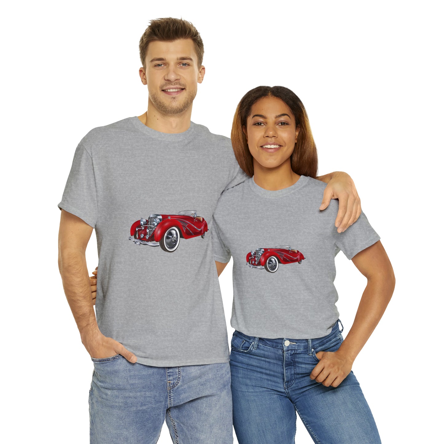 Retro Red Classic Car T-Shirt