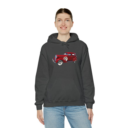 Vintage Car - Unisex Heavy Blend™ Hooded Sweatshirt